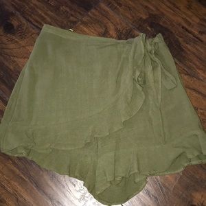 Wrap skort skirt